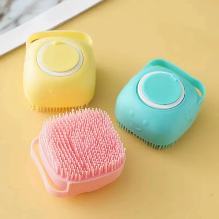 Cute Dog Bath Brush