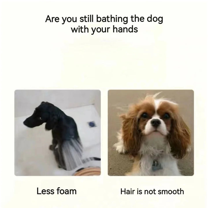 Cute Dog Bath Brush