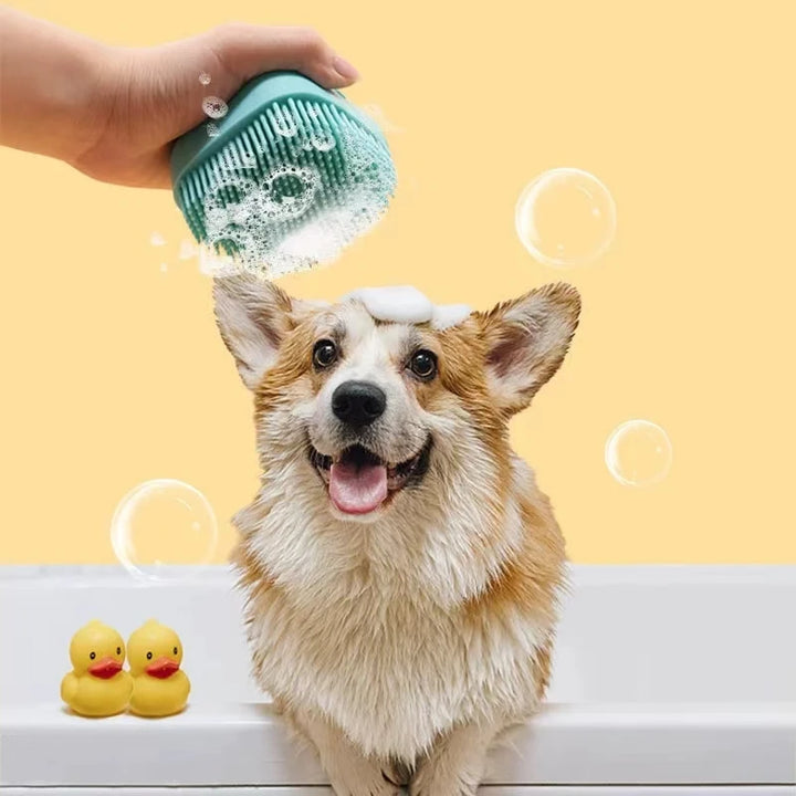 Cute Dog Bath Brush