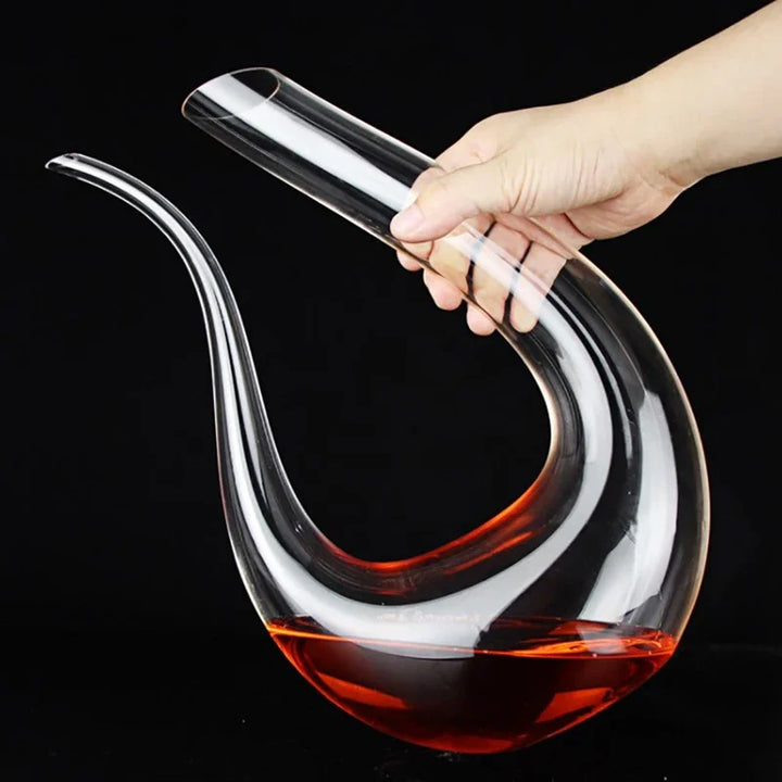 Crystal U-shaped Wine Decanter