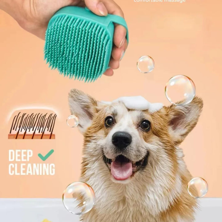 Cute Dog Bath Brush