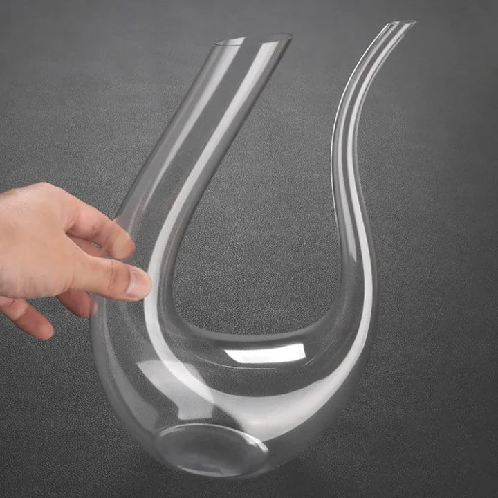 Crystal U-shaped Wine Decanter