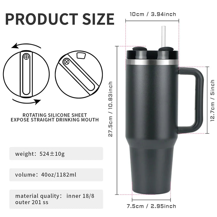 Stainless Steel Thermal Mug Large