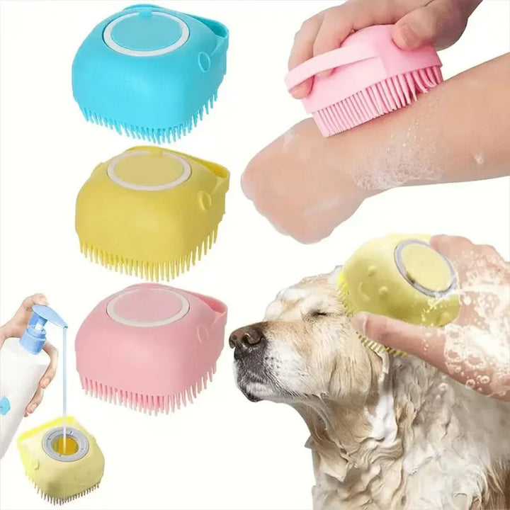 Cute Dog Bath Brush