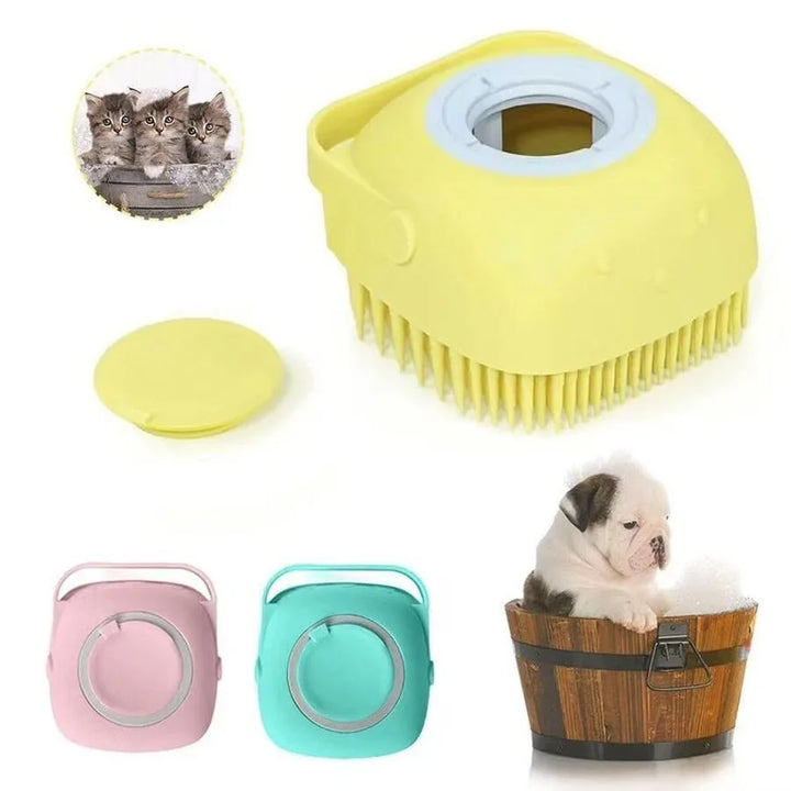 Cute Dog Bath Brush