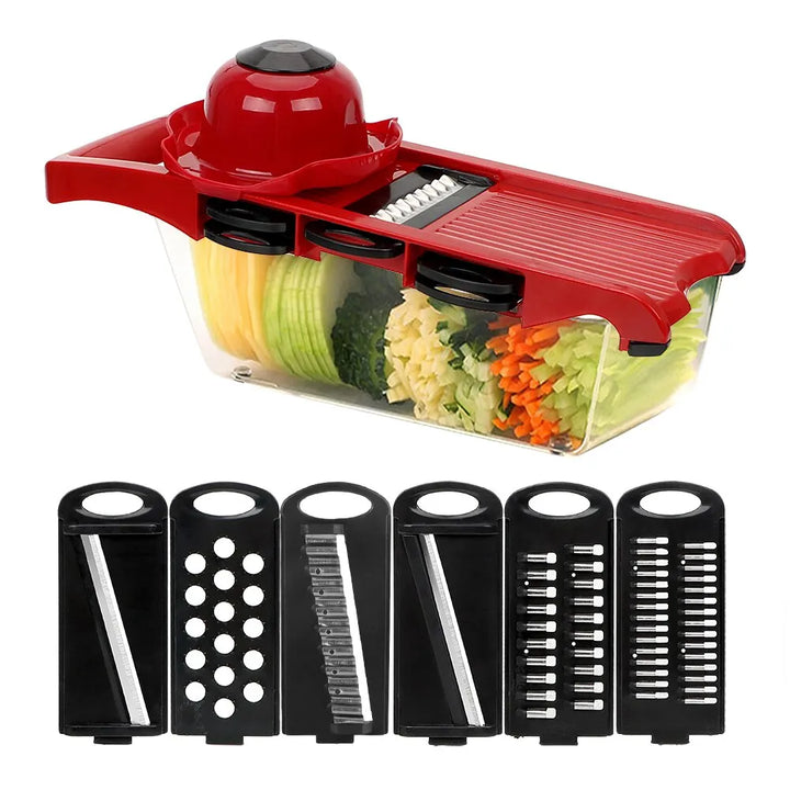 Multifunction Kitchen Slicer 6 Blades