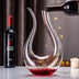 Crystal U-shaped Wine Decanter